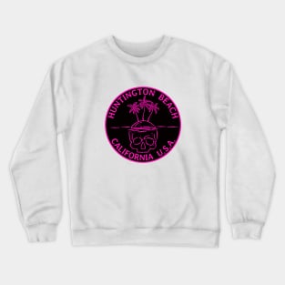 Huntington Beach California Surfing Surf Crewneck Sweatshirt